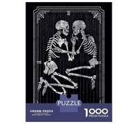 1000 Pieces Jigsaw Puzzles for Teenagers Skeleton Key Puzzle for Adults Family Games Presents for Women Christmas Birthday Gifts 70x50cm/1000pcs