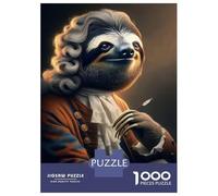 1000 Pieces Jigsaw Puzzles for Teenagers Sloth As A Philosopher Jigsaw Puzzle Relaxing Games Analysis And Logic Challenging Game Gifts 70x50cm/1000pcs