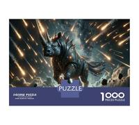 1000 Pieces Jigsaw Puzzles for Teenagers Space Rhino Cosmic Creature Jigsaws for Adults Family Game But Fun And Humorous Christmas Birthday Gifts 38x26cm/1000pcs