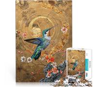 1000 Pieces Jigsaw Puzzles for teenagers Surreal Hummingbird Hands-on-Spiel denn eignet sich ideal als Geschenk für die ganze Familie38x26cm
