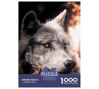 1000 Pieces Jigsaw Puzzles for Teenagers The Big Bad Wolf Jigsaw Relaxing Games Presents for Women Christmas Birthday Gifts 38x26cm/1000pcs