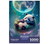 1000 Pieces Jigsaw Puzzles for Teenagers The Enchanted Panda Adult Puzzles Brain Teaser Game Difficult Hard Fun Activities at Home 52x38cm/1000pcs