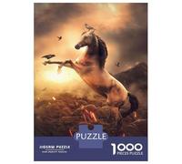 1000 Pieces Jigsaw Puzzles for Teenagers The Powerful Horse Adult Puzzles Brain Teaser Game Difficult Hard Fun Activities at Home 38x26cm/1000pcs