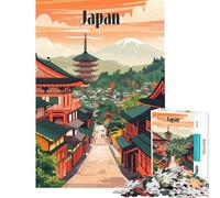 1000 Pieces Jigsaw Puzzles for Teenagers Timeless Japan Streets Challenging To Complete Enhance Memory Hands-on Game for And from 14 Years And over (38x52cm)