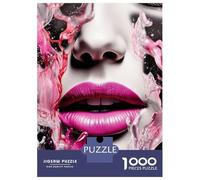 1000 Pieces Jigsaw Puzzles for Teenagers Tokyo Cubist Lights - Modern Geometric Cityscape Puzzles for Adults Relaxing Games Stress Reliever Fun at Home Activities, 52x38cm/1000pcs