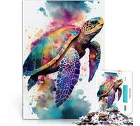 1000 Pieces Jigsaw Puzzles for teenagers Turtle Animal Stressabbau-Spielzeug Die Liebe zwischen Paaren stärken75x50cm
