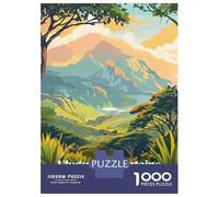 1000 Pieces Jigsaw Puzzles for Teenagers Uluguru Mountains National Park Tanzania Jigsaw Puzzle DIY Toys Birthday Present Christmas Birthday Gifts 38x26cm/1000pcs