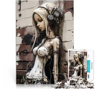 1000 Pieces Jigsaw Puzzles for teenagers Urban Girl v2 Staycation: Zeit totschlagen einzigartiges Herausforderungsspiel75x50cm