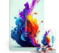 1000 Pieces Jigsaw Puzzles for teenagers Violin Abstract Intellektuelles Spiel Geschenke für Freunde und Familie38x26cm