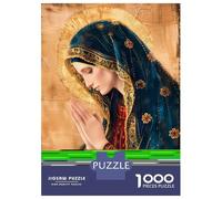 1000 Pieces Jigsaw Puzzles for Teenagers Virgin Mary Painting Jigsaw Relaxing Games Presents for Women Christmas Birthday Gifts 70x50cm/1000pcs