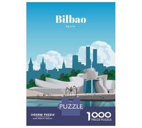 1000 Pieces Jigsaw Puzzles for Teenagers Visit Bilbao Jigsaw Puzzle Relaxing Games Analysis And Logic Challenging Game Gifts 70x50cm/1000pcs