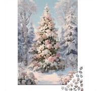 1000 Pieces Jigsaw Puzzles for Teenagers Winter Rose Garden Jigsaws for Adults Hands-on Game But Fun And Humorous Unique Birthday And Xmas Gifts 38x26cm/1000pcs