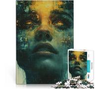 1000 Pieces Jigsaw Puzzles for teenagers Woman Face Contemporary Spielspielzeug Wunschliste mit dem Weihnachtsmann52x38cm