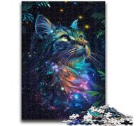 1000 Pieces Jigsaw Puzzles For Teens And Adults A Beautiful Cat Stress Reliever Difficult Challenge Unique Home Decor And Gifts 50x75cm