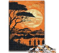 1000 Pieces Jigsaw Puzzles For Teens And Adults African Grasslands 1000 Pieces for Adults,Educational Stress Relief Toy Great Gifts And Toys (50x75cm)