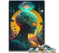 1000 Pieces Jigsaw Puzzles For Teens And Adults Aliens Educational Stress Relief Toy Parent-child Interaction for And Age 14 50x75cm