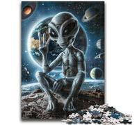 1000 Pieces Jigsaw Puzzles For Teens And Adults Aliens from Outer Space 1000 Pieces for Teenagers,Fun Games Wall Decoration Unique Birthday And Xmas Gifts (50x75cm)