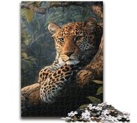 1000 Pieces Jigsaw Puzzles For Teens And Adults Animal Cheetah Teenager Puzzles,Fun Present & Activity for Home,Toy for Rainy Days (26x38cm)