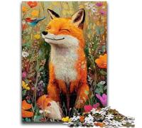 1000 Pieces Jigsaw Puzzles For Teens And Adults Animal Fox 1000 Pieces for Teenagers,Fun Games Wall Decoration Unique Birthday And Xmas Gifts (50x75cm)