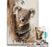 1000 Pieces Jigsaw Puzzles For Teens And Adults Animal Koala Puzzles,deal As Gifts for The Whole Family for Ages 14+ 26x38cm