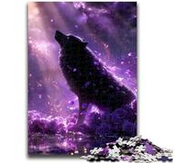 1000 Pieces Jigsaw Puzzles For Teens And Adults Animal Wolf Art Challenging Game And Family Play Educational Game for Birthday, Chrismas 50x75cm