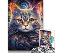 1000 Pieces Jigsaw Puzzles For Teens And Adults Animals Cats,Challenging Game And Family Play Educational Game for Birthday,Chrismas 75x50cm