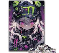 1000 Pieces Jigsaw Puzzles For Teens And Adults Anime Demon Girl 1000 Piece Puzzle,for Educational Game Challenge Toy Deal As Gifts for The Whole Family (38x26cm)