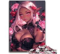1000 Pieces Jigsaw Puzzles For Teens And Adults Anime Elf Girl Challenging Game And Family Play Educational Game for Birthday, Chrismas 26x38cm