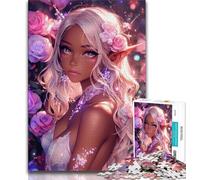 1000 Pieces Jigsaw Puzzles For Teens And Adults Anime Elf Girl Teenager Puzzles,Fun Present & Activity for Home,Toy for Rainy Days 75x50cm