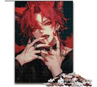 1000 Pieces Jigsaw Puzzles For Teens And Adults Anime Fox Mask Girl, Stress Reliever Difficult Challenge Secret Santa Gifts (Size50x75cm)