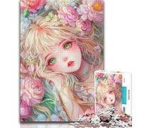 1000 Pieces Jigsaw Puzzles For Teens And Adults Anime Girl Teenager Puzzles,for Challenging Toy Game And Family Play 26x38cm