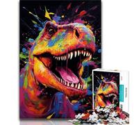 1000 Pieces Jigsaw Puzzles For Teens And Adults Art Dinosaur Teenager Puzzles,Toys Educational Games Stress Relieving Unique Birthday And Gifts (size 75x50cm)
