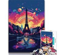 1000 Pieces Jigsaw Puzzles For Teens And Adults Art Eiffel Tower Adult Puzzles,learning Educational for Is Ideal As A Gift for The Whole Family 38x26cm