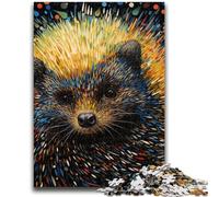 1000 Pieces Jigsaw Puzzles For Teens And Adults Art Hedgehog 1000 Pieces for Teenagers,Decompressing Intellectual Educational Toy Perfect Decoration (38x26cm)