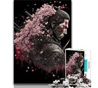 1000 Pieces Jigsaw Puzzles For Teens And Adults Art Japanese Ninja 1000 Pieces for Teenagers,Decompressing Intellectual Educational Toy Perfect Decoration 38x26cm