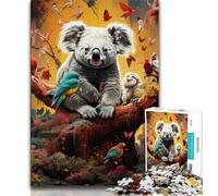 1000 Pieces Jigsaw Puzzles For Teens And Adults Art Koalas,Challenging Game Toys for Is Ideal As A Gift for The Whole Family (38x26cm)