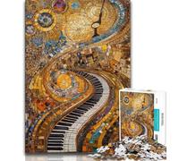 1000 Pieces Jigsaw Puzzles For Teens And Adults Art Piano Puzzles,is Ideal As Gifts for The Whole Family for Age 14 (size 38x26cm)