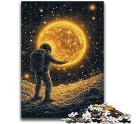 1000 Pieces Jigsaw Puzzles For Teens And Adults Astronaut in Outer Space Adult Puzzles,learning Educational for Is Ideal As A Gift for The Whole Family (50x75cm)