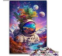 1000 Pieces Jigsaw Puzzles For Teens And Adults Astronaut Mountains, for Age 14 Years And over Home Decor As A Gift for The Whole Family And Friends (Size 50x75cm)