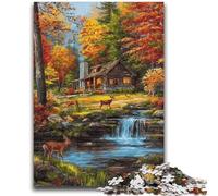 1000 Pieces Jigsaw Puzzles For Teens And Adults Autumn Forest Adult Puzzles,learning Educational for Is Ideal As A Gift for The Whole Family (38x26cm)