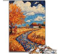 1000 Pieces Jigsaw Puzzles For Teens And Adults Autumn House, Suitable for Ages 14 And Up Home Decor Deal As Gifts for The Whole Family (Size 26x38cm)