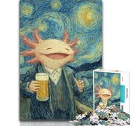 1000 Pieces Jigsaw Puzzles For Teens And Adults Axolotl 1000 Pieces for Adults,Challenging Game for Is Ideal As A Gift for The Whole Family 38x26cm