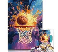 1000 Pieces Jigsaw Puzzles For Teens And Adults Basketball Sports Puzzles,deal As Gifts for The Whole Family for Ages 14+ 26x38cm