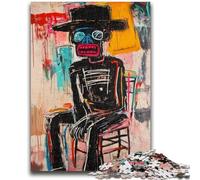 1000 Pieces Jigsaw Puzzles For Teens And Adults Basquiat Robot Adult Puzzles,learning Educational for Is Ideal As A Gift for The Whole Family (38x26cm)