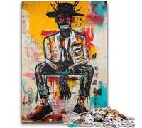 1000 Pieces Jigsaw Puzzles For Teens And Adults Basquiat Robot Puzzles for Adults,Unique Birthday And Gifts for Age 14 Years Up (75x50cm)