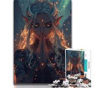 1000 Pieces Jigsaw Puzzles For Teens And Adults Beautiful Anime Girl 1000 Pieces for Teenagers,Decompressing Intellectual Educational Toy Perfect Decoration 38x26cm