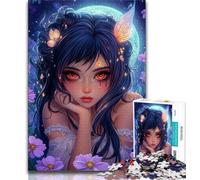 1000 Pieces Jigsaw Puzzles For Teens And Adults Beautiful Anime Girl Puzzles for Teenagers,Educational Games Wall Decoration Unique Birthday And Xmas Gifts (size 75x50cm)