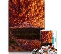 1000 Pieces Jigsaw Puzzles For Teens And Adults Beautiful Mountain River 1000 Piece Puzzle,for Educational Game Challenge Toy Deal As Gifts for The Whole Family 38x26cm