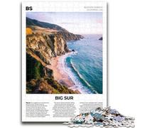 1000 Pieces Jigsaw Puzzles For Teens And Adults Big Sur Puzzles for Adults,Interesting Stress Reduction Parent-child Interaction (26x38cm)