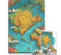 1000 Pieces Jigsaw Puzzles For Teens And Adults Bitcoin Logo Adult Puzzles,learning Educational for Is Ideal As A Gift for The Whole Family 38x26cm